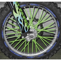 Spoke Skins Mini Moto Covers Wrap Set - Fits 14", 16", 17" Rims