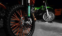 Spoke Skins Mini Moto Covers Wrap Set - Fits 14", 16", 17" Rims