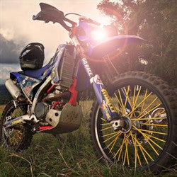 Spoke Skins Mini Moto Covers Wrap Set - Fits 14", 16", 17" Rims