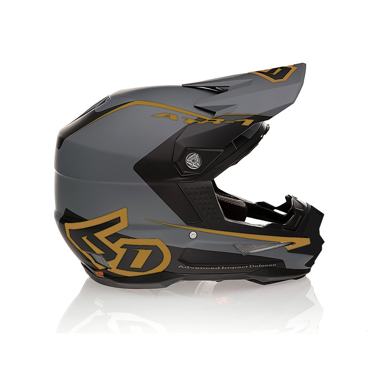 6D ATR-1 Offroad Helmet Stealth Black Gold