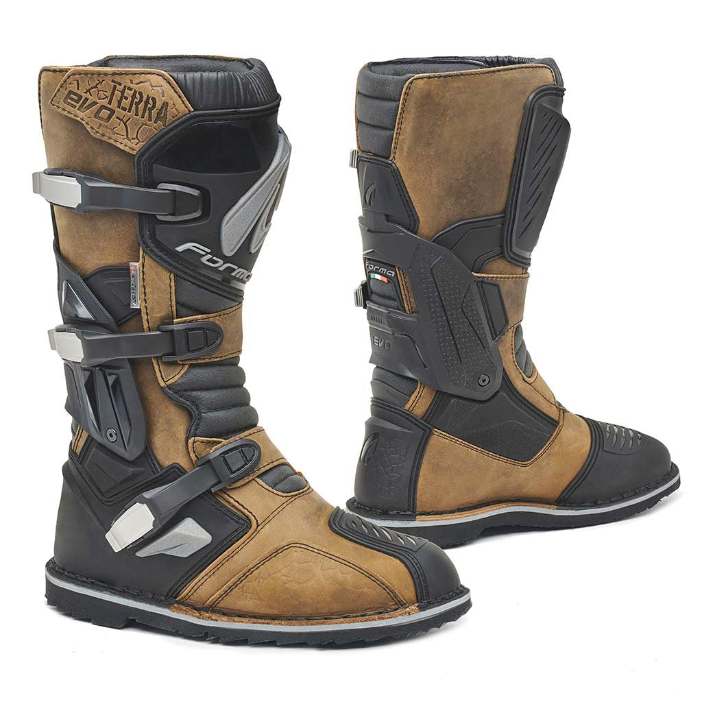 Forma Terra EVO Dry X-Series Adventure Dual Sport Boots Brown
