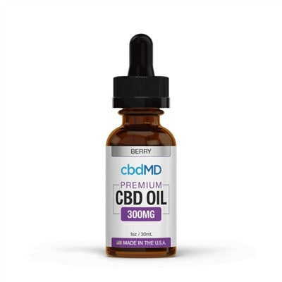 cbdMD Oil Tincture Drops 30mL Berry 300mg