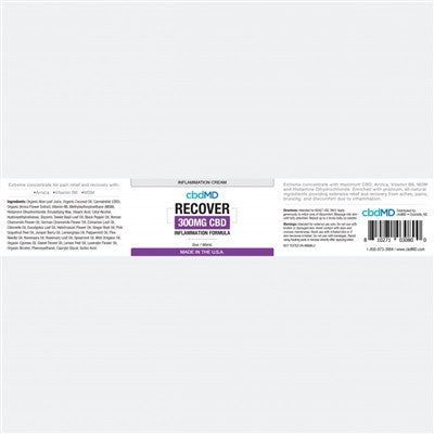 cbdMD Inflammation Formula 2oz Tub 300mg