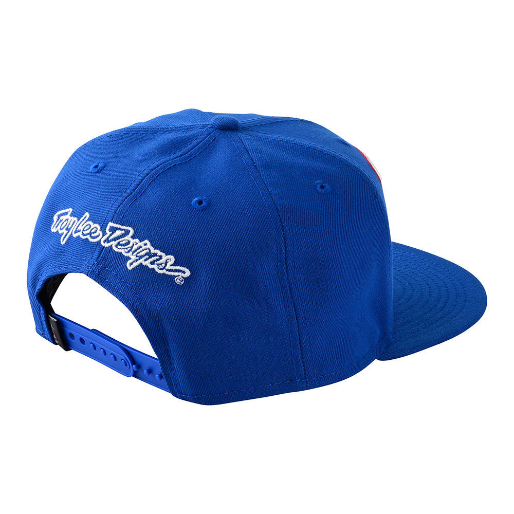 Troy Lee Designs Polaris Snapback Hat Blue / Red