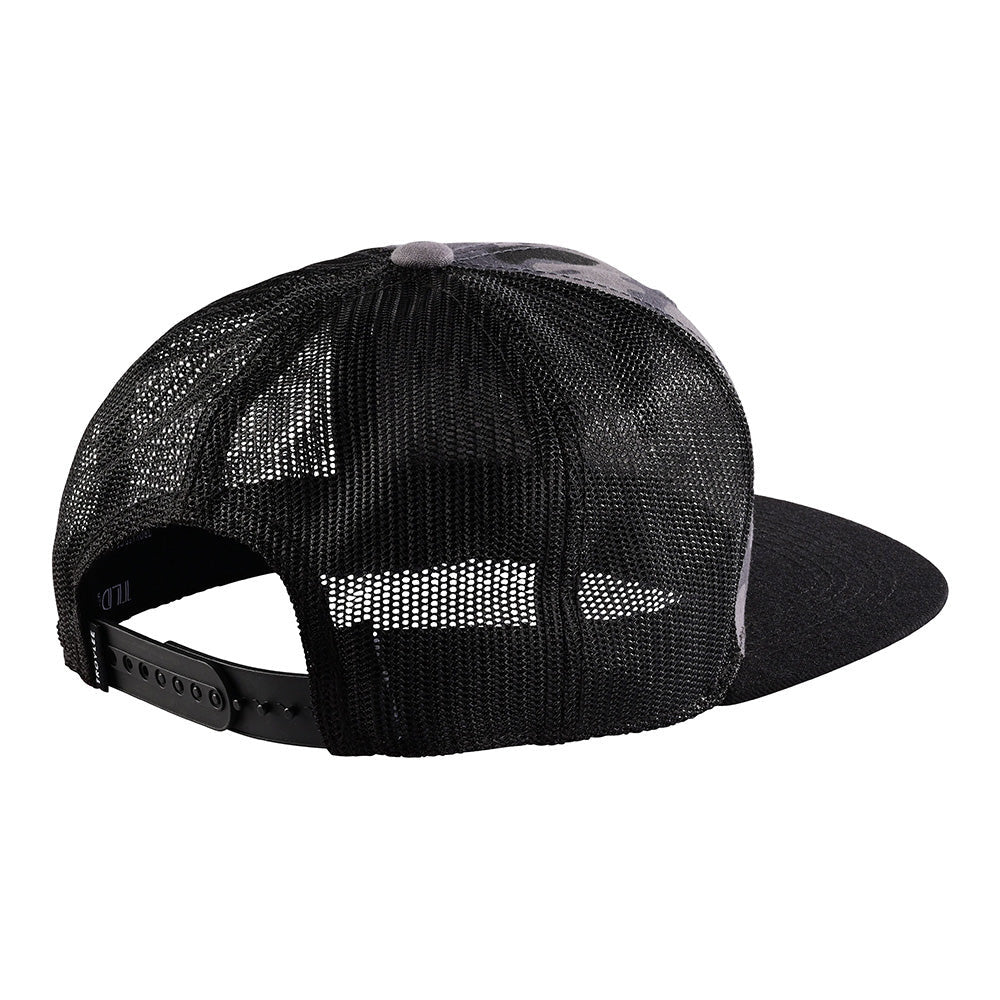 Troy Lee Designs Trucker Hat Signature Camo Black/Silver