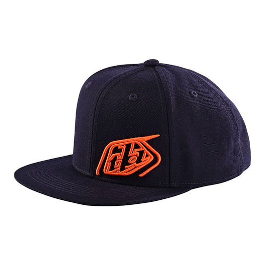 Troy Lee Designs Snapback Hat Slice Navy/Orange
