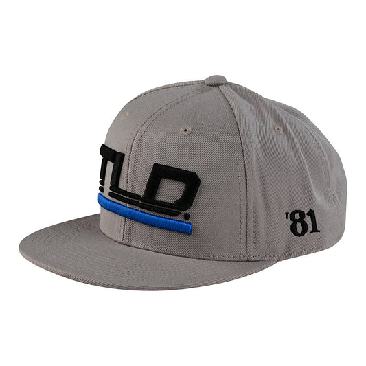 Troy Lee Designs Flat Bill Snapback Speed Gray