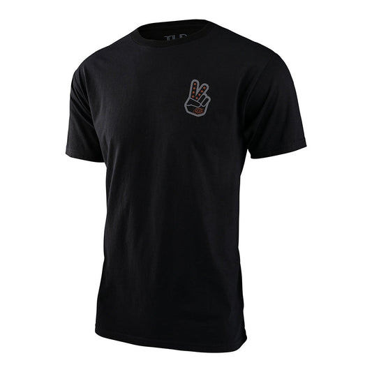 Troy Lee Designs Short Sleeve Tee Peace Out Black/Gray