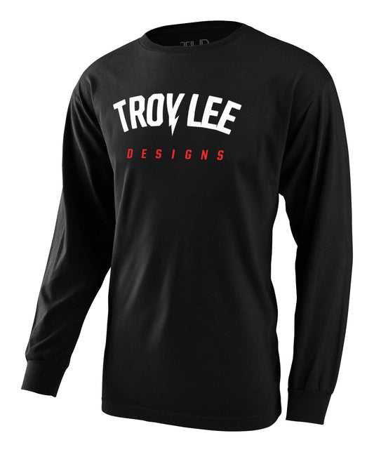 Troy Lee Designs Long Sleeve Tee Bolt Black