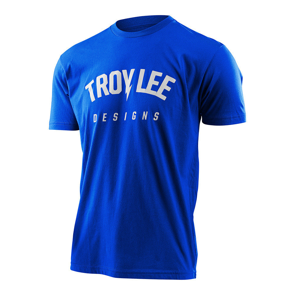 Troy Lee Designs Youth Short Sleeve Tee Bolt Cobalt Blue