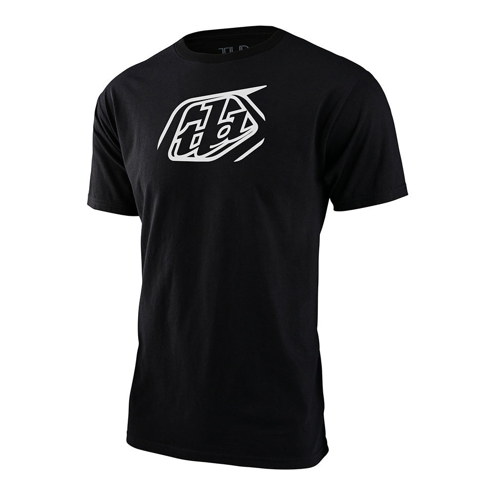 Troy Lee Designs Youth Short Sleeve Tee Cropped Badge Black