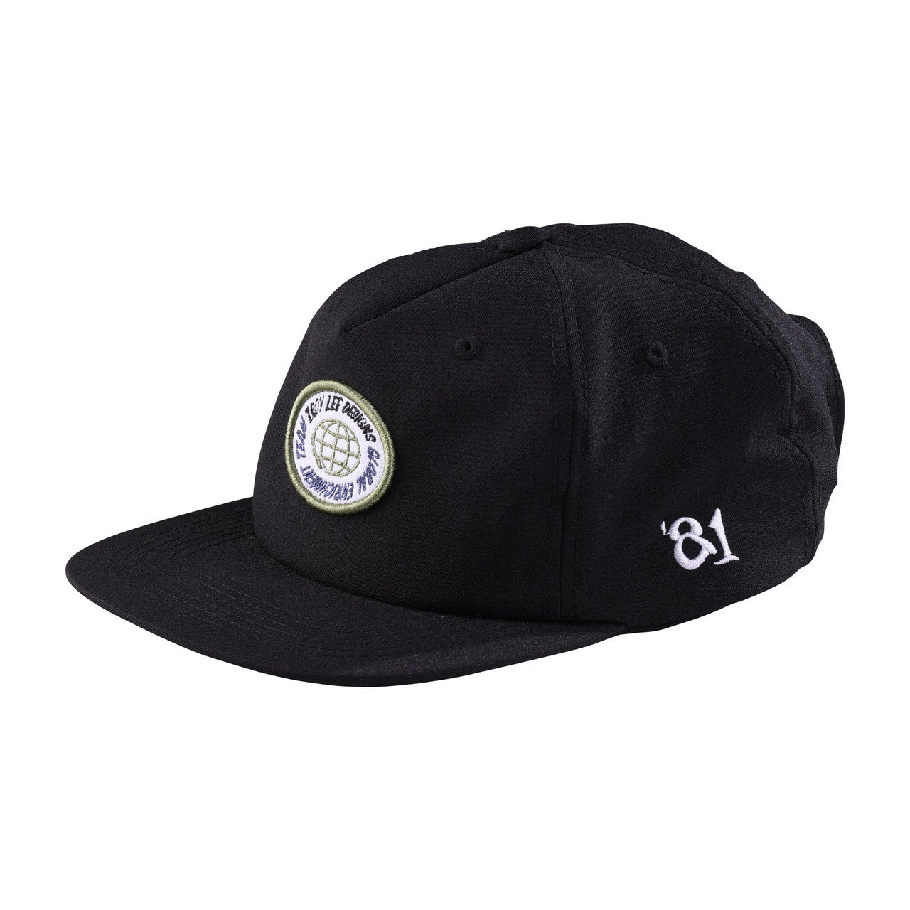 Troy Lee Designs Unstructured Strapback Enrichment Black