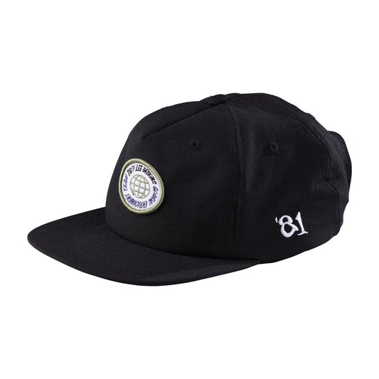 Troy Lee Designs Unstructured Strapback Enrichment Black