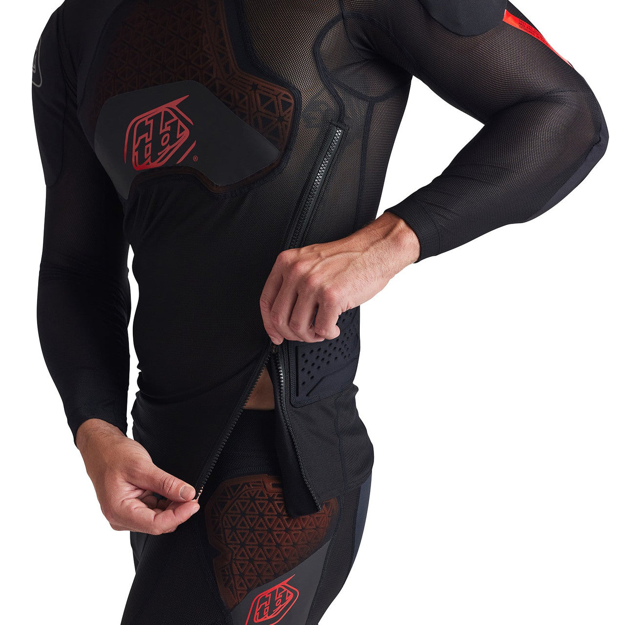 Troy Lee Designs Stage Ghost D30 Long Sleeve Baselayer Solid Black