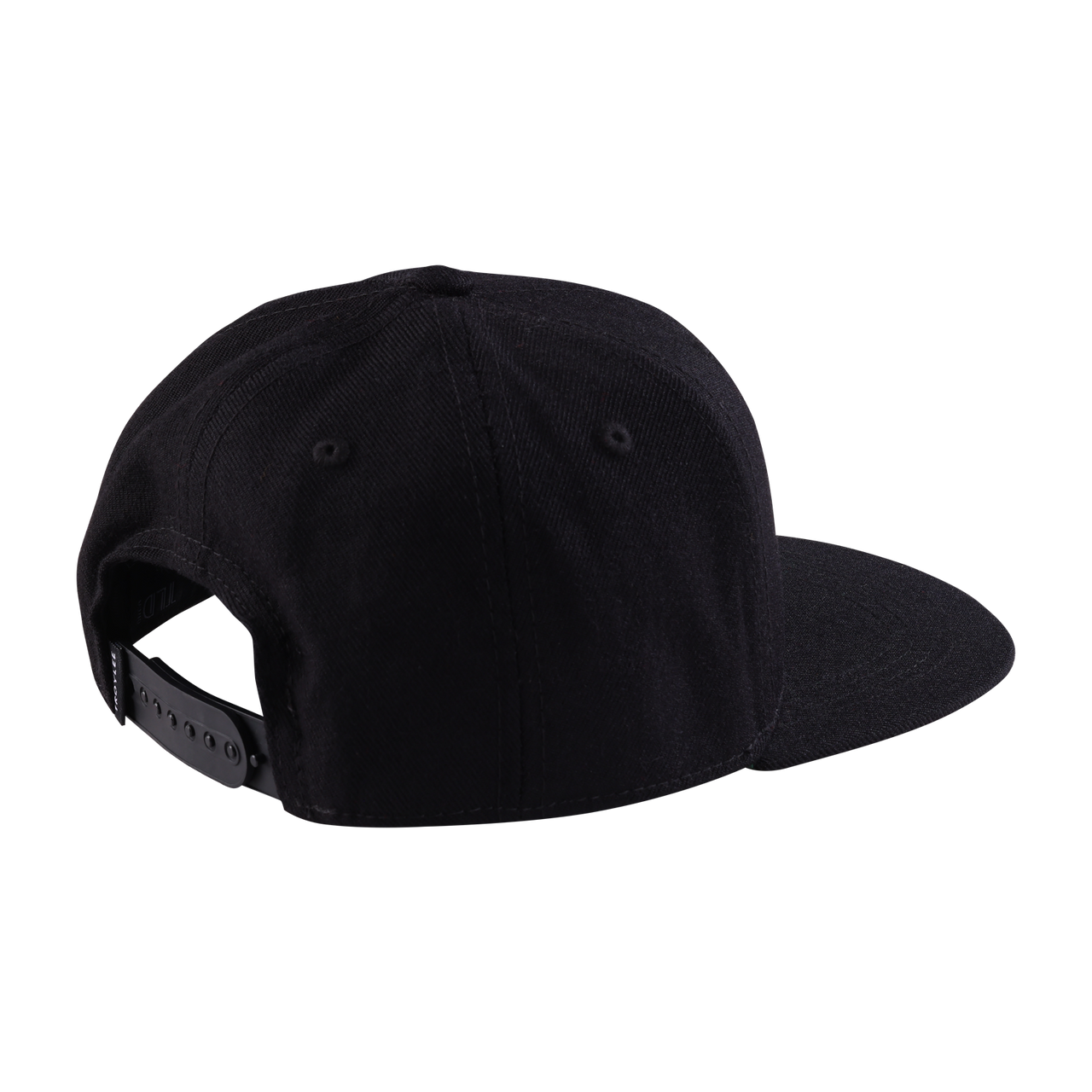 Troy Lee Designs Youth Flat Bill Snapback Cropped Badge Black