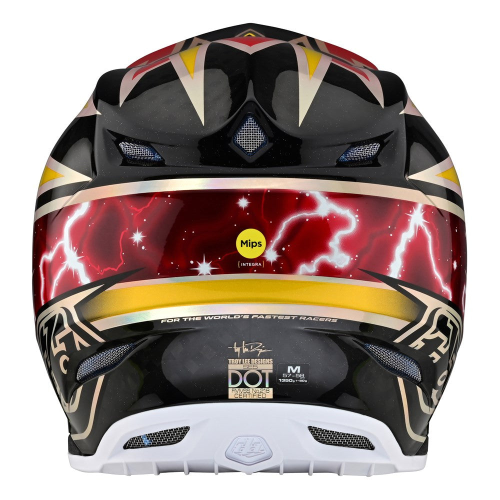 Troy Lee Designs SE5 Carbon Offroad Helmet with MIPS Lightning