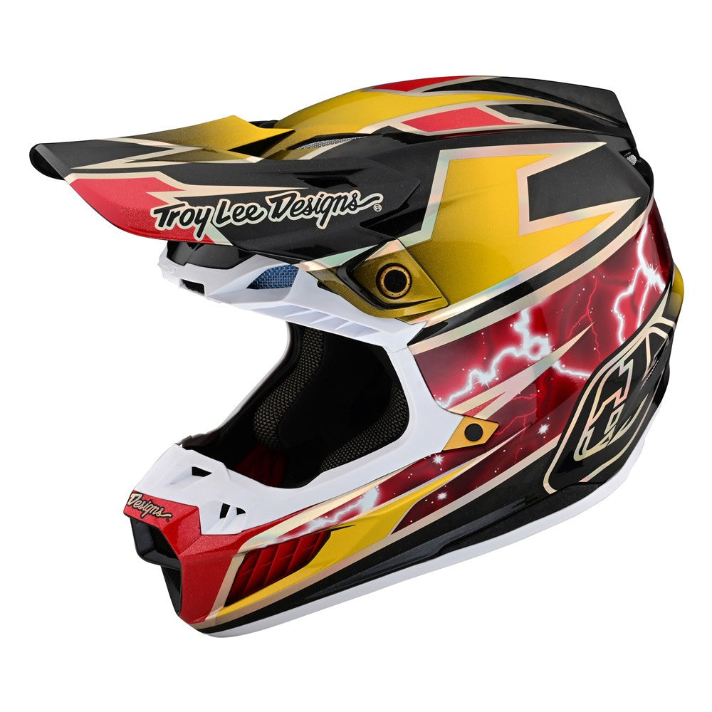 Troy Lee Designs SE5 Carbon Offroad Helmet with MIPS Lightning