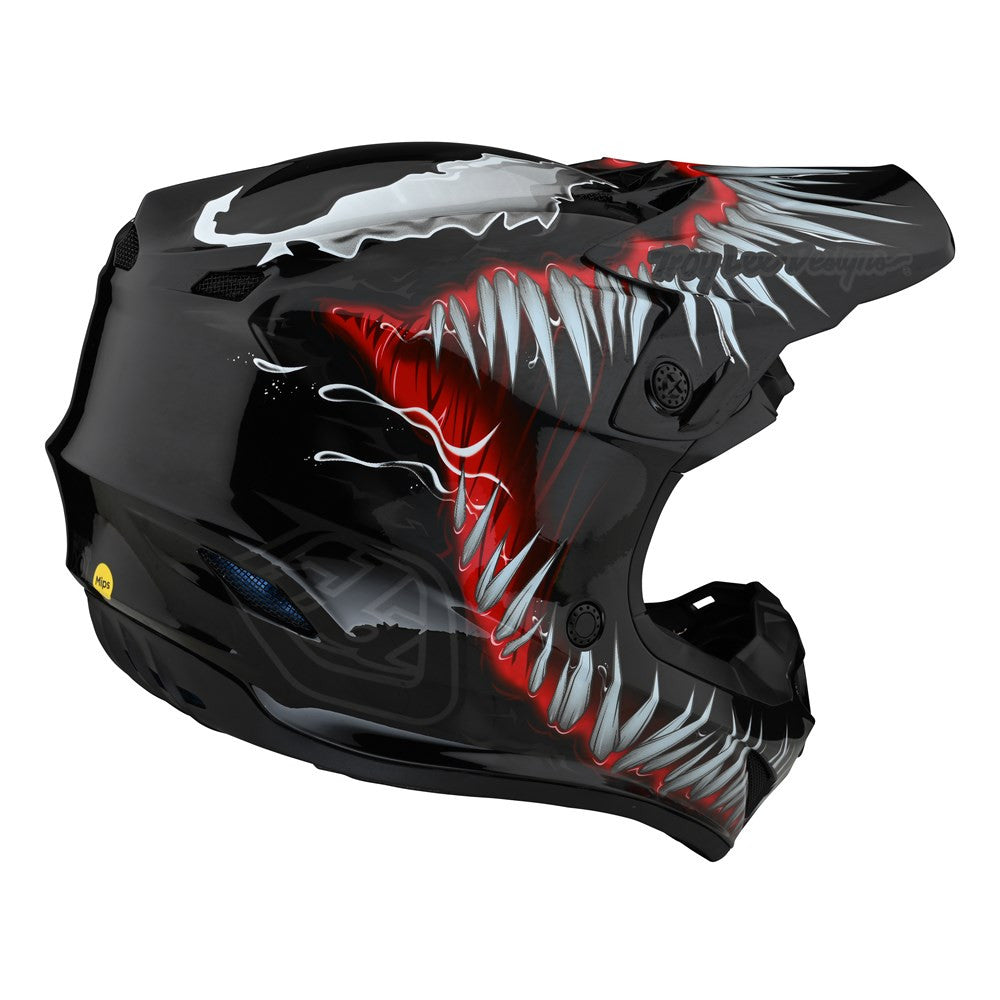 Troy Lee Designs Limited Edition SE4 Polyacrylite MIPS Helmet - Venom Black
