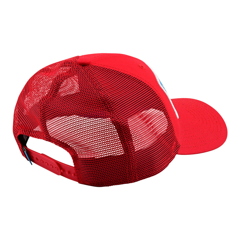 Troy Lee Designs TLD GasGas Team Stock Curved Snapback Hat Red