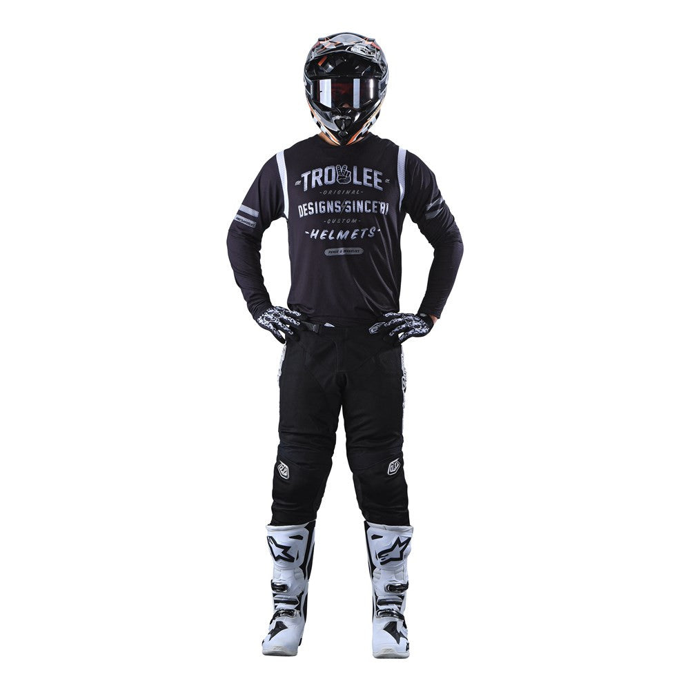 Troy Lee Designs 2022 GP Air Jersey and Pant Combo Roll Out Black