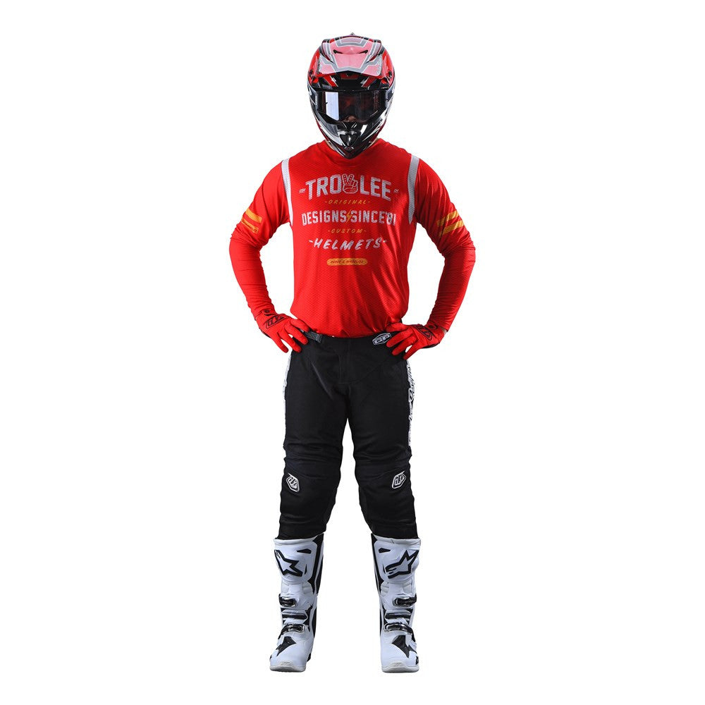 Troy Lee Designs 2022 GP Air Jersey and Pant Combo Roll Out Red