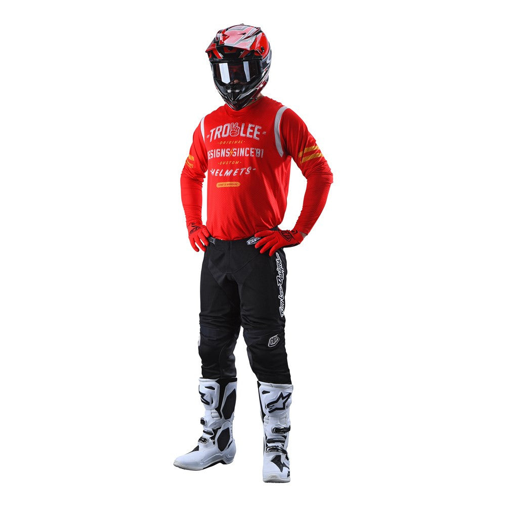 Troy Lee Designs 2022 GP Air Jersey and Pant Combo Roll Out Red