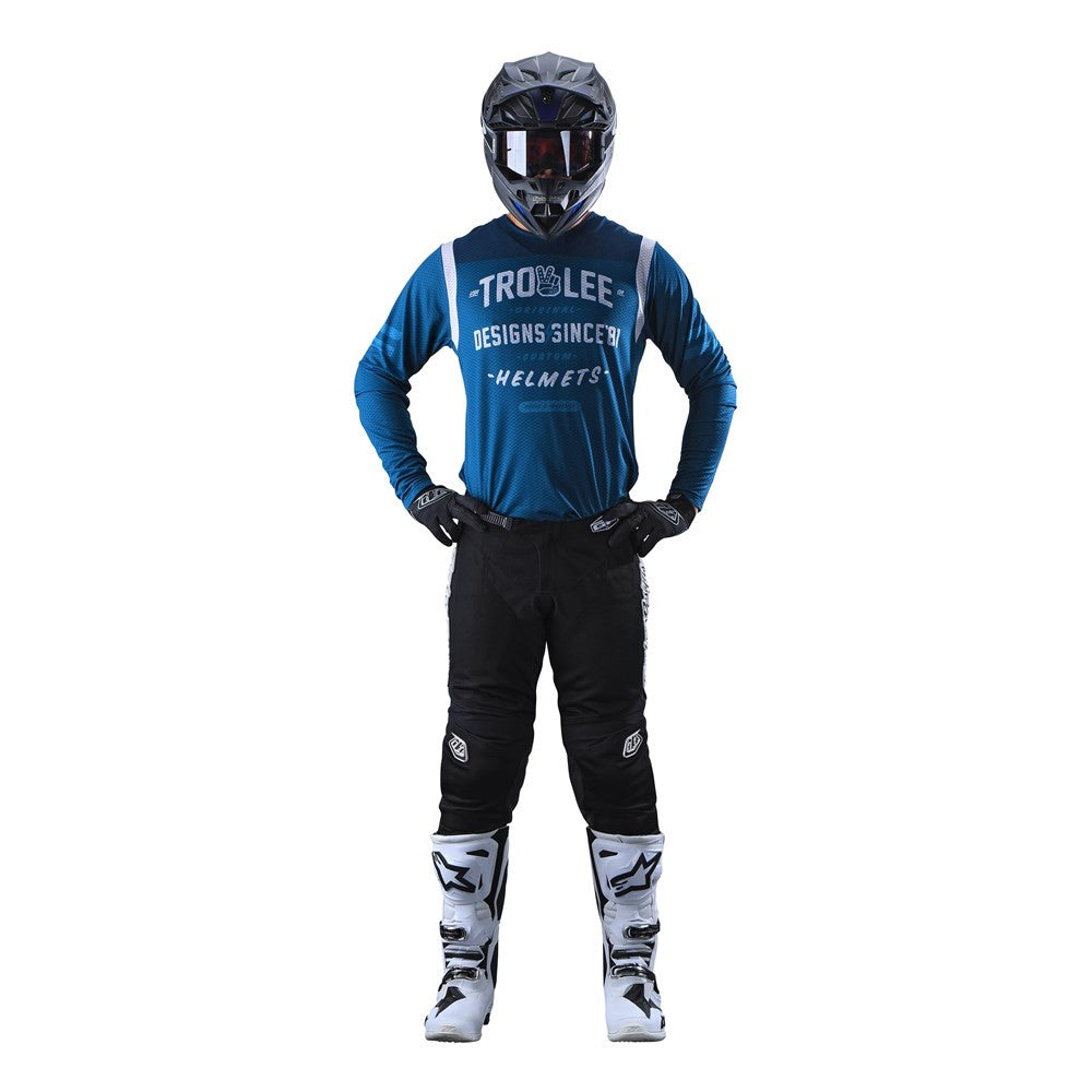 Troy Lee Designs 2022 GP Air Jersey and Pant Combo Roll Out Blue