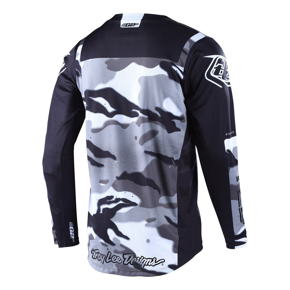 Troy Lee Designs 2022 GP Jersey and Pant Combo Brazen Camo Grey