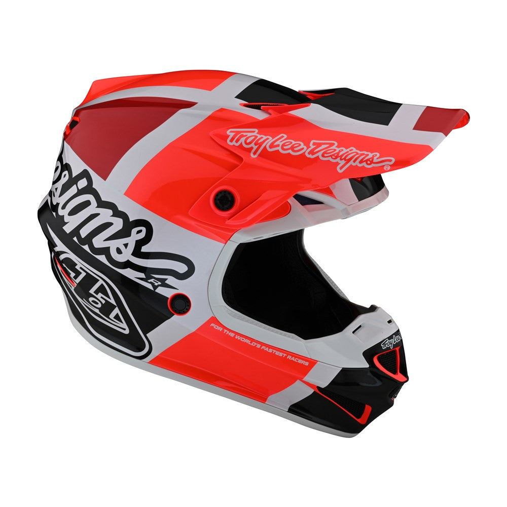 Troy Lee Designs SE4 Polyacrylite Offroad Helmet with MIPS Quattro