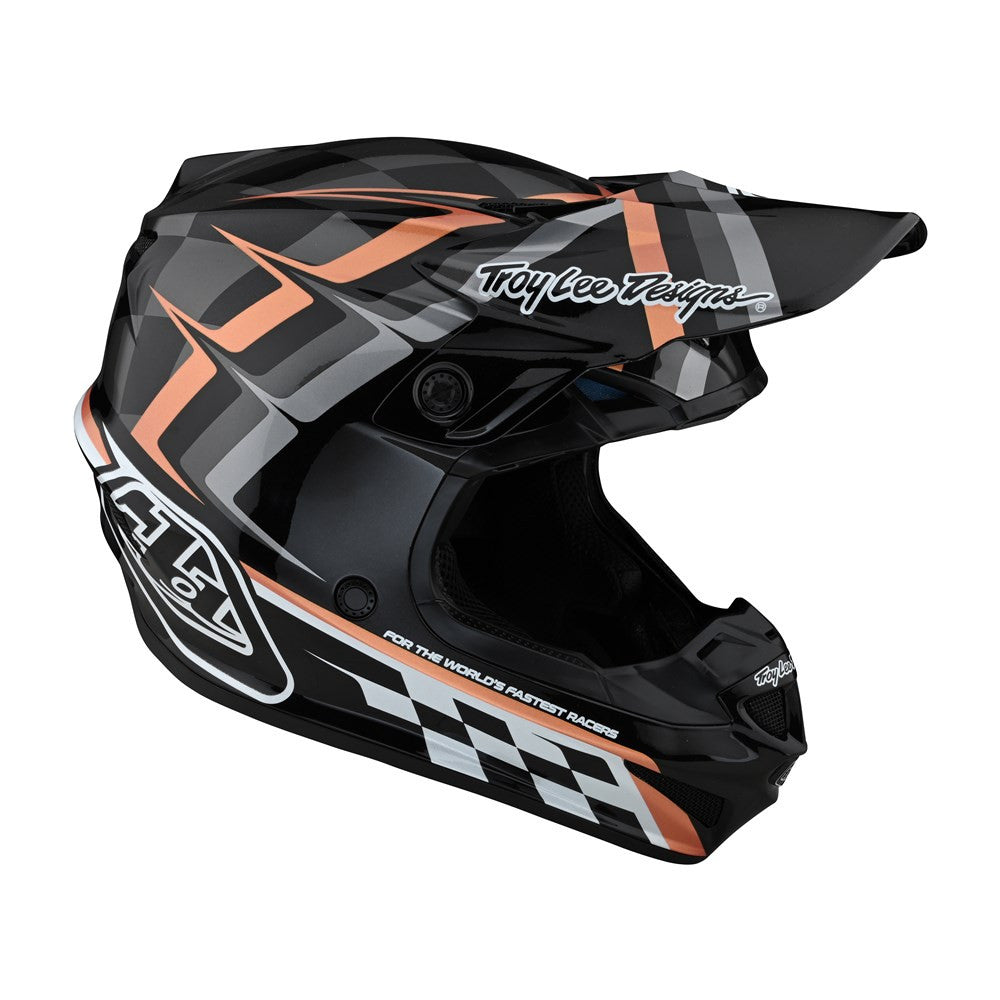 Troy Lee Designs SE4 Polyacrylite Offroad Helmet with MIPS Warped