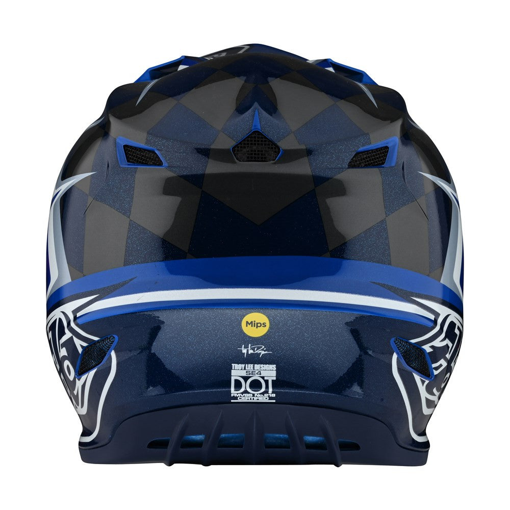 Troy Lee Designs SE4 Polyacrylite Offroad Helmet with MIPS Warped