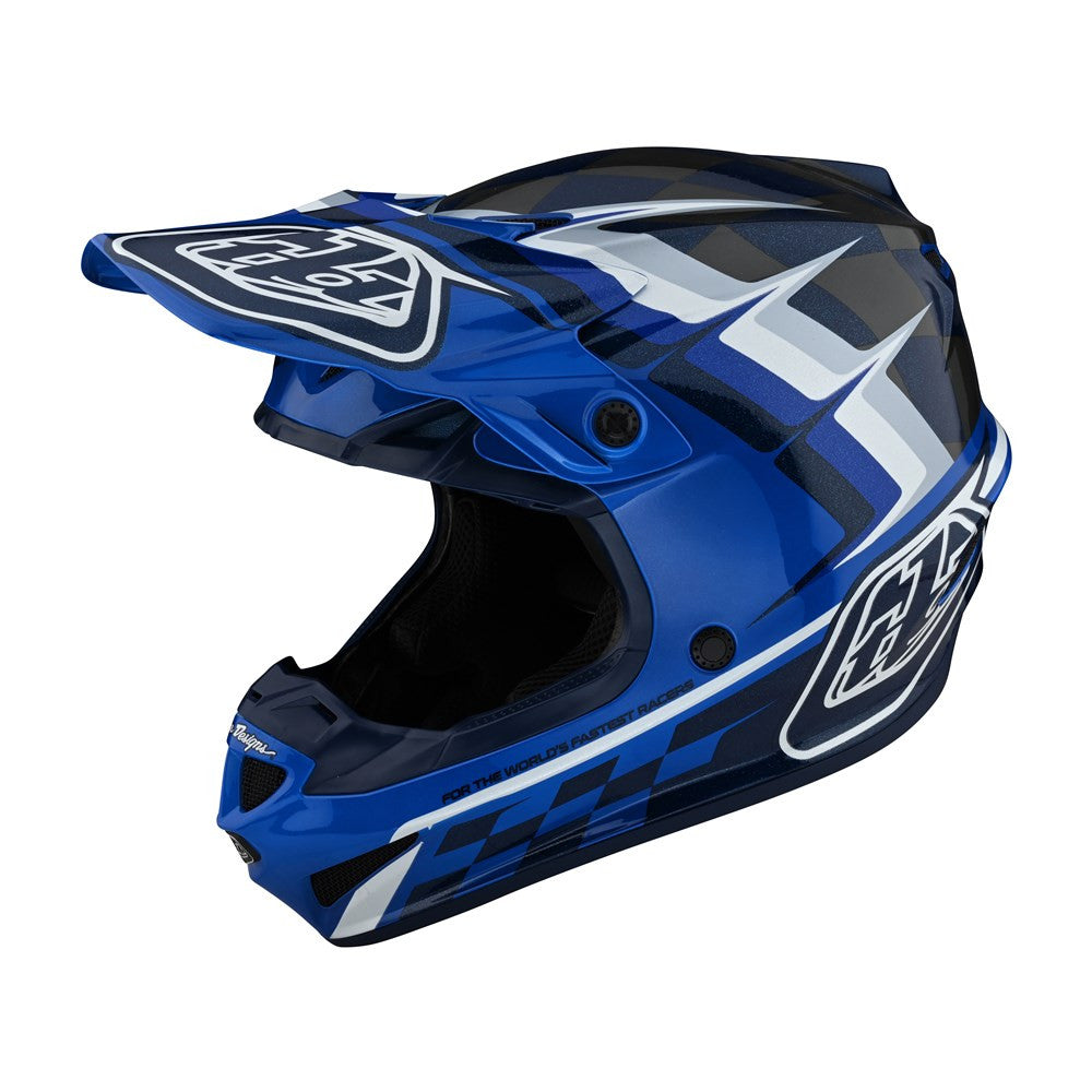 Troy Lee Designs SE4 Polyacrylite Offroad Helmet with MIPS Warped