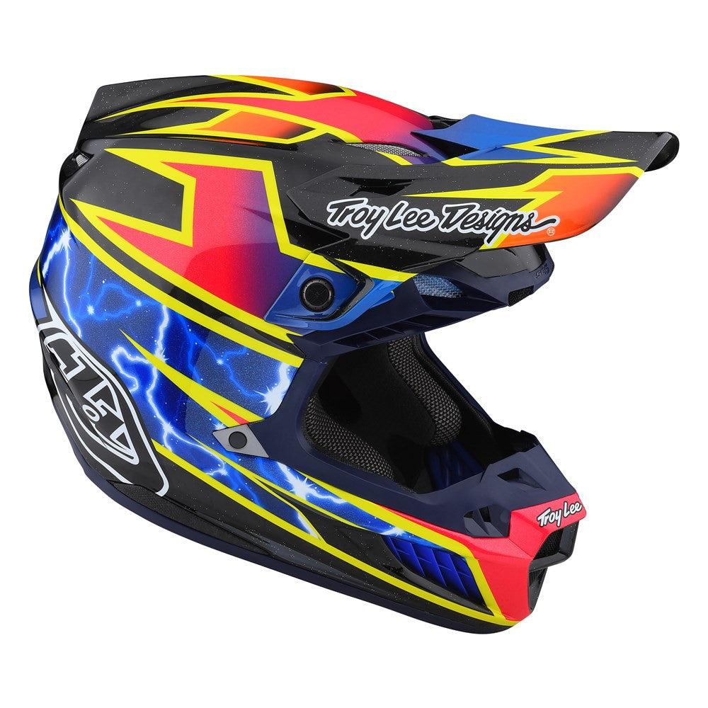 Troy Lee Designs SE5 Carbon Offroad Helmet with MIPS Lightning