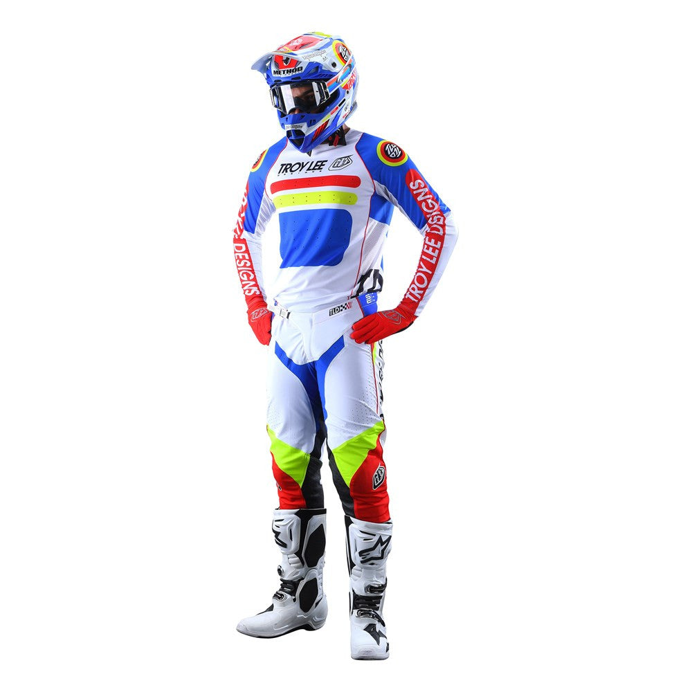 Troy Lee Designs 2022 SE Pro Jersey and Pant Combo Drop In White