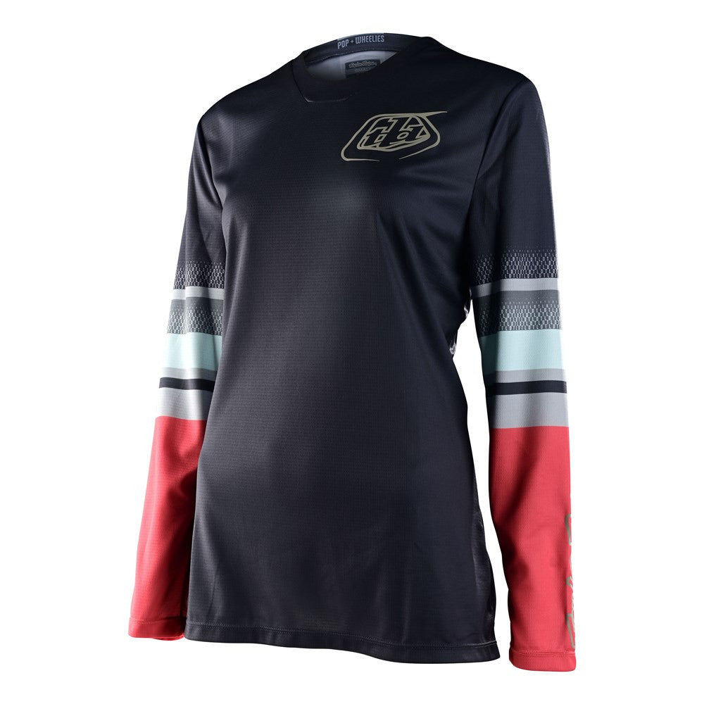 Troy Lee Designs 2023 Womens GP Jersey and Pant Combo Warped Charcoal