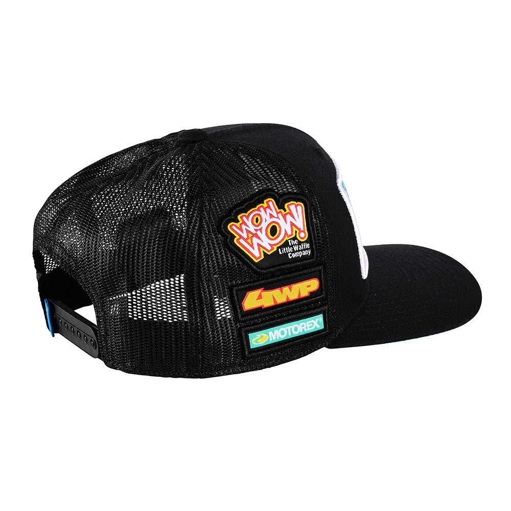 Troy Lee Designs TLD GasGas Team Curved Snapback Hat Black