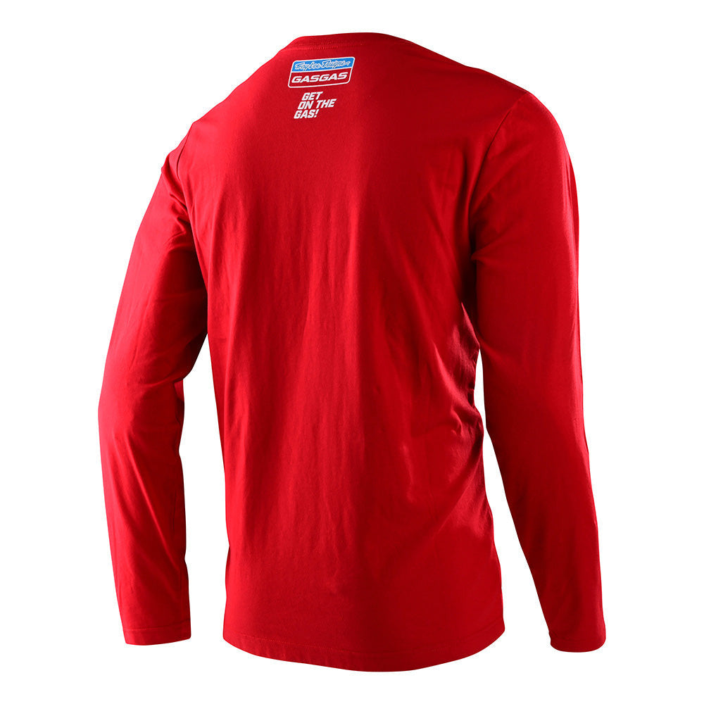 Troy Lee Designs TLD GasGas Team Stock LS Tee Red