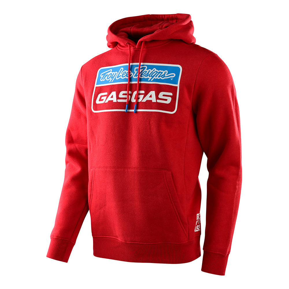 Troy Lee Designs TLD GasGas Team Stock Pullover Hoodie Red Heather