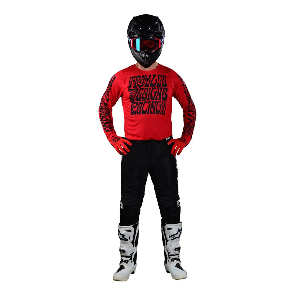 Troy Lee Designs 2023 GP Pro Air Manic Monday Jersey Mono Pant Combo - Deep Red
