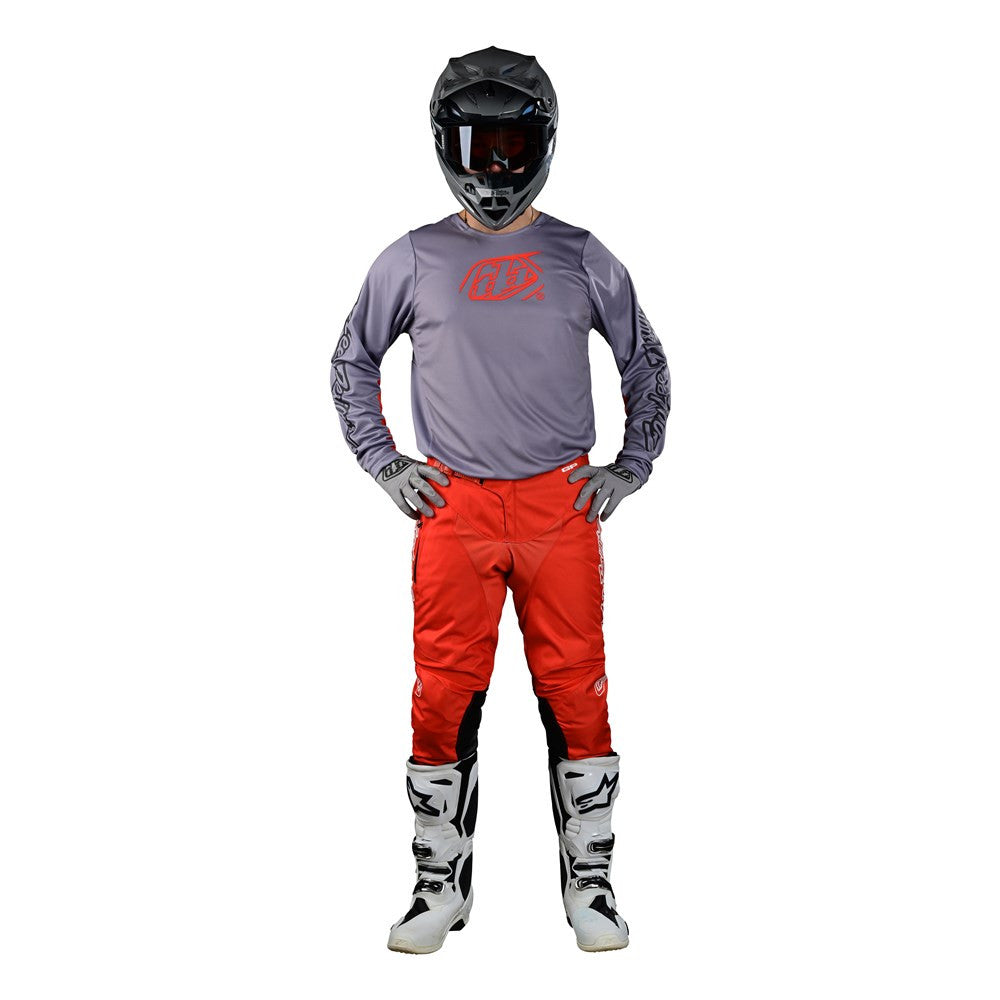 Troy Lee Designs 2023 GP Pro Icon Jersey Mono Pant Combo - Dark Gray/Burnt Orange