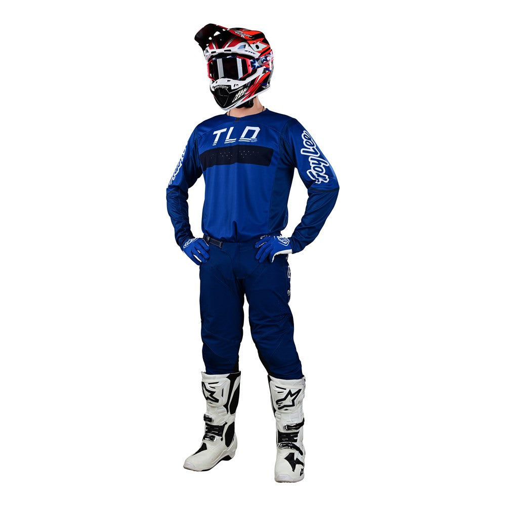 Troy Lee Designs 2023 SE Pro Grid Jersey Solo Pant Combo - Blue/Navy