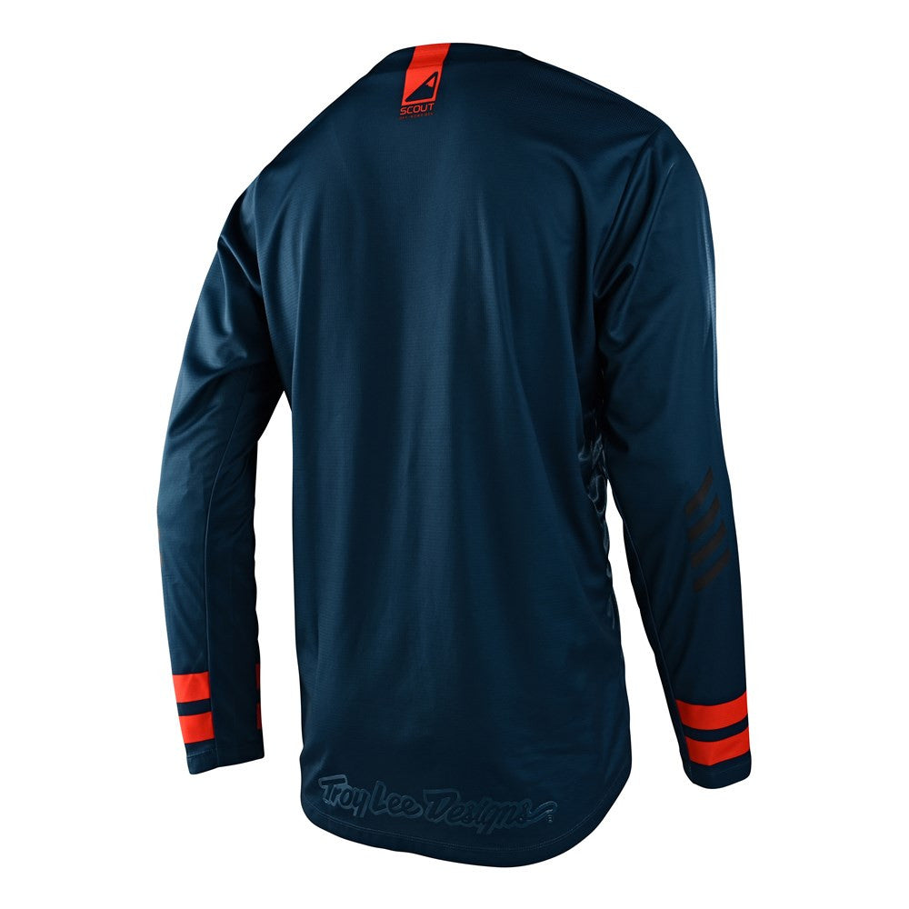 Troy Lee Designs 2023 Scout GP Ride On Jersey Pant Combo - Slate Blue