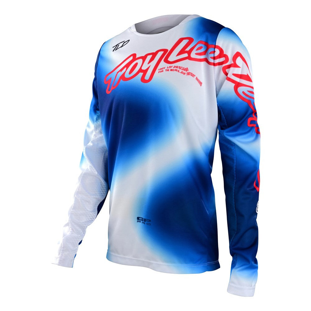 Troy Lee Designs 2023 Youth GP Pro Lucid Jersey Pant Combo White/Blue