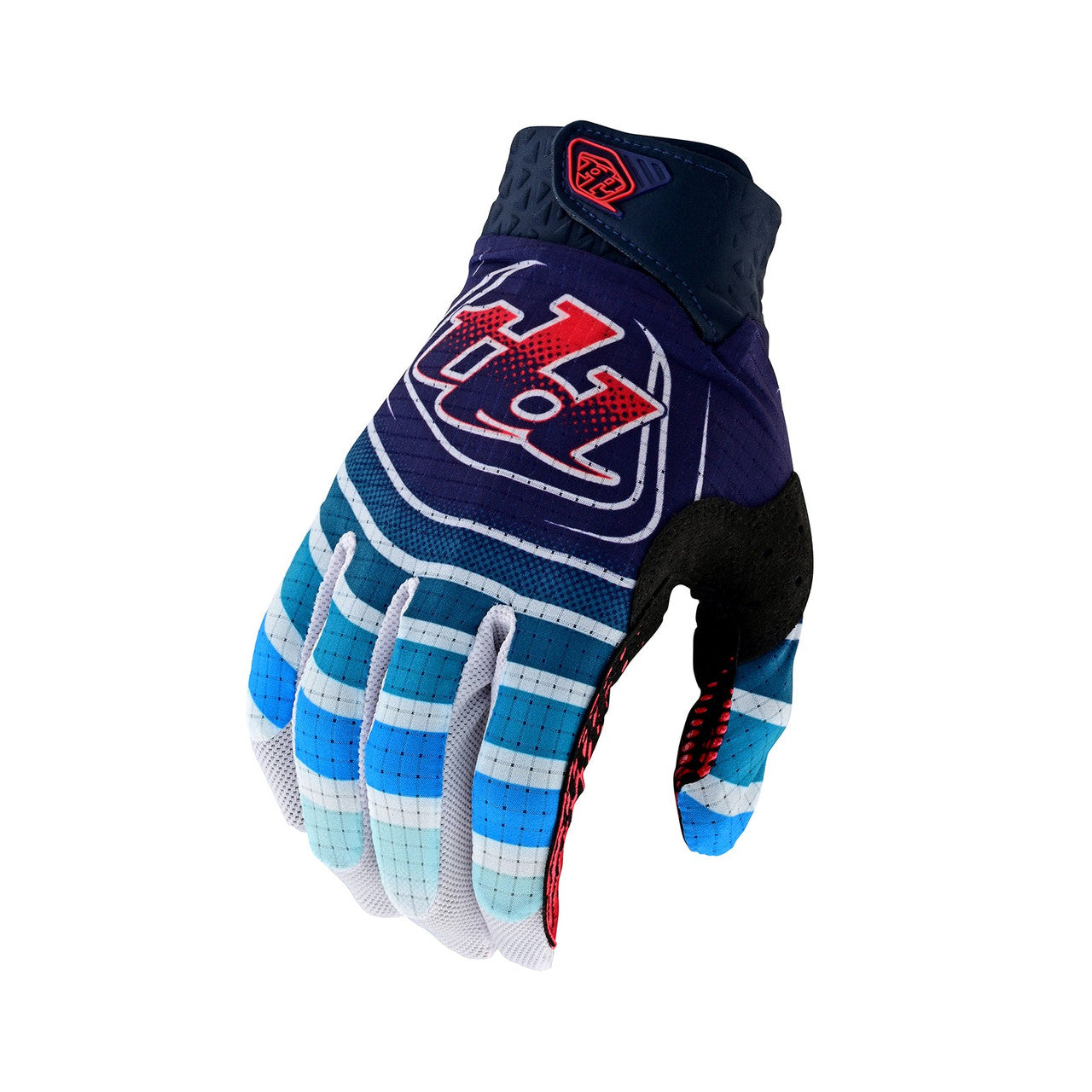 Troy Lee Designs 2024 Youth Air Gloves Wavez Navy/Red