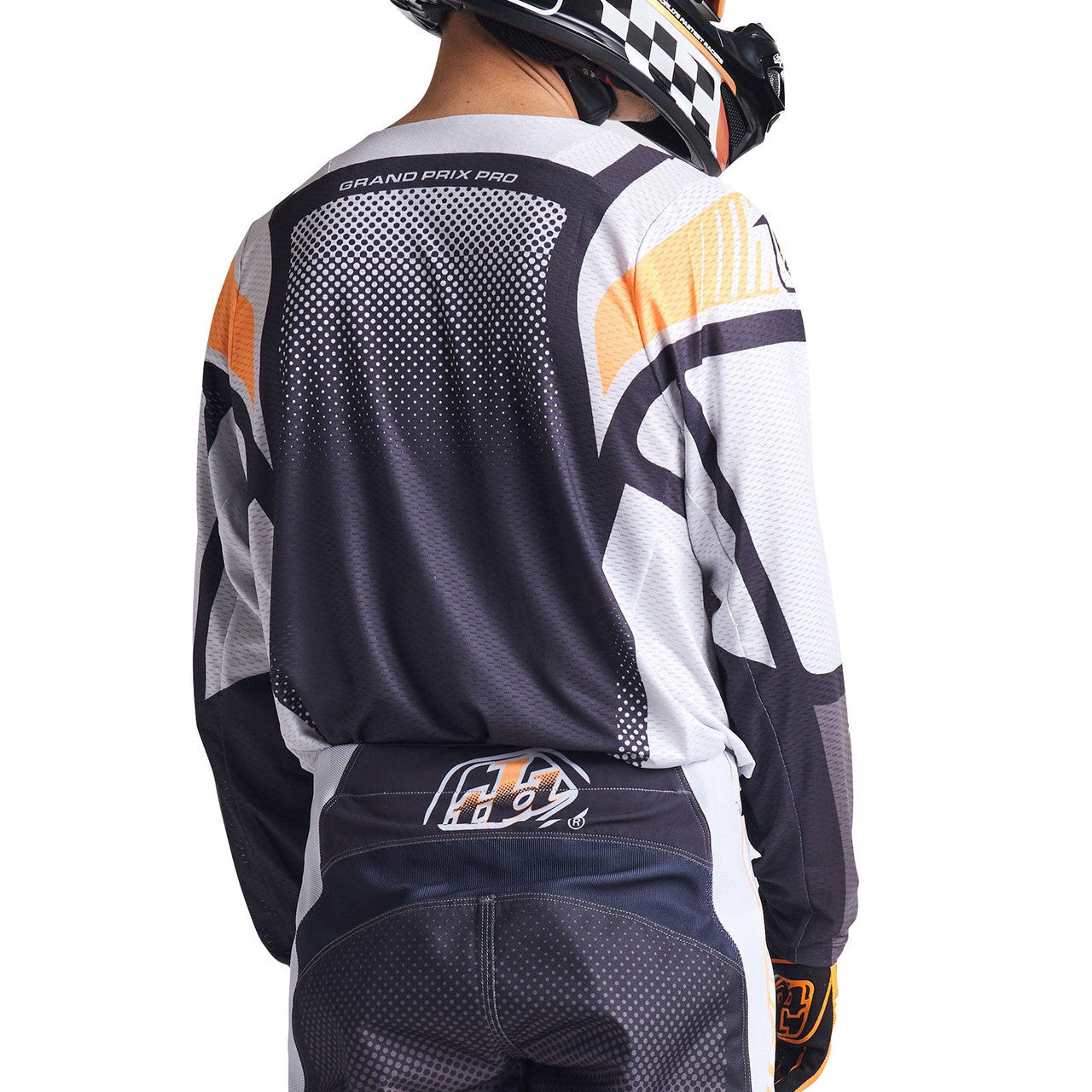 Troy Lee Designs 2024 GP Pro Air Jersey Bands Gray/Neo Orange