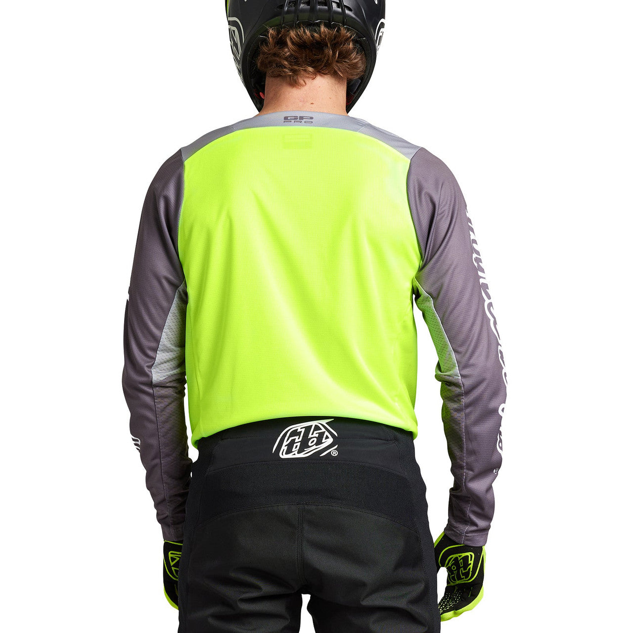 Troy Lee Designs 2024 GP Pro Jersey Boltz Silver/Glo Green