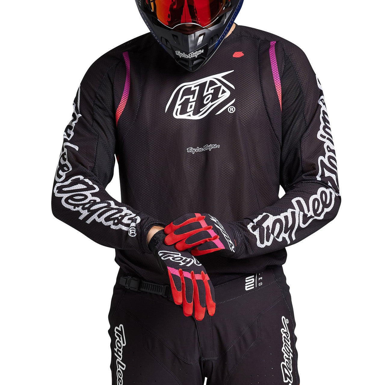 Troy Lee Designs 2024 SE Pro Air Jersey Pinned Black