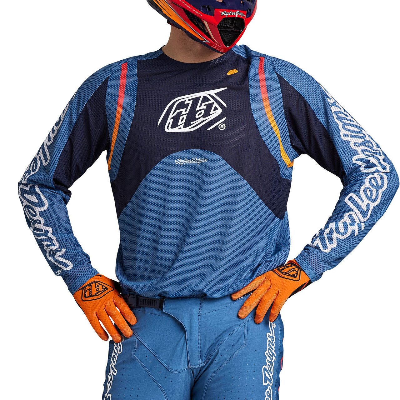 Troy Lee Designs 2024 SE Pro Air Jersey Pinned Blue