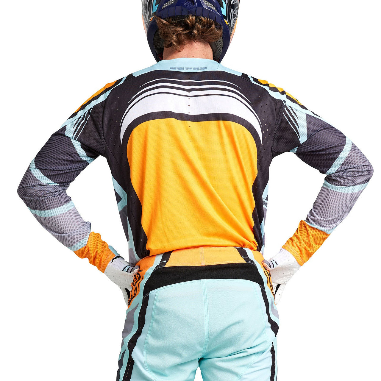 Troy Lee Designs 2024 SEPro Jersey Wavez Bleached Aqua