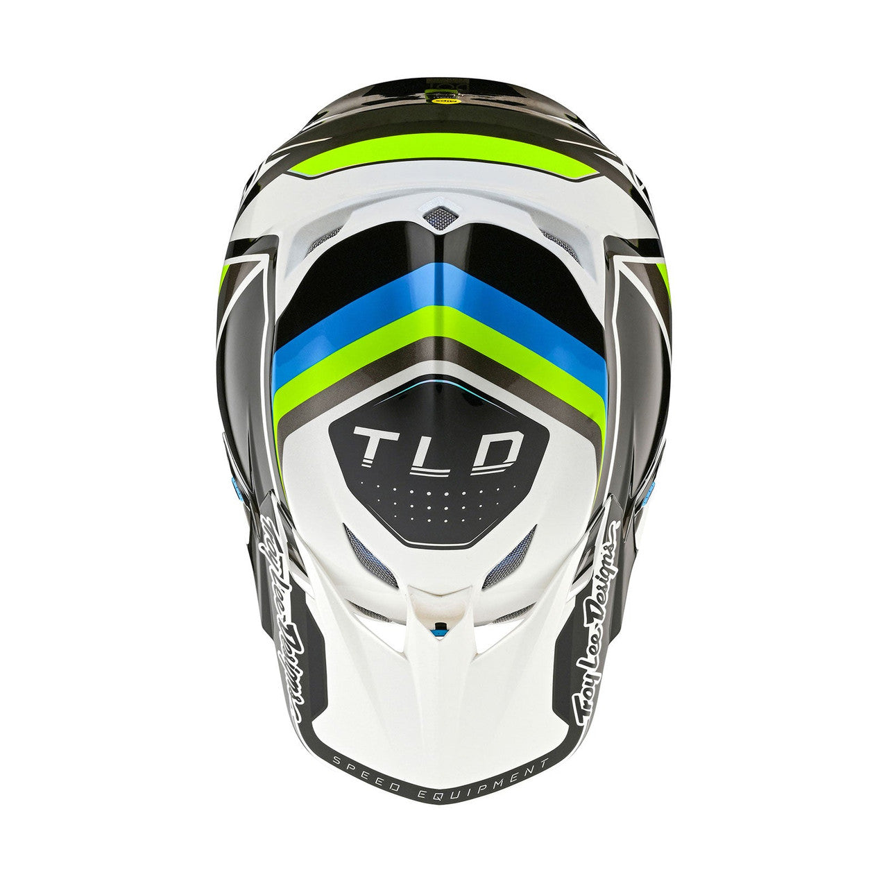 Troy Lee Designs 2024 SE5 Composite Helmet W/MIPS Reverb White/Blue
